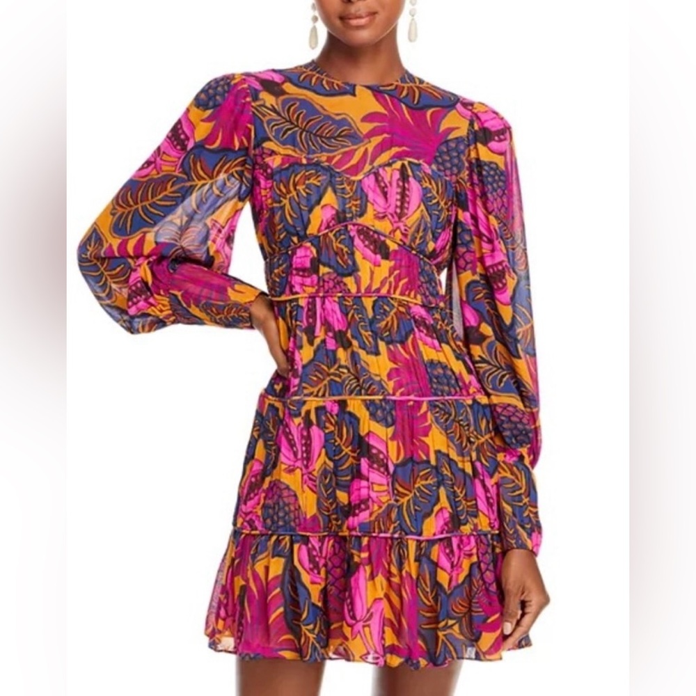 FARM Rio Vibrant Floral Mini Dress